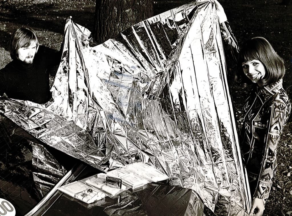 Development of the first rescue blanket with brand name SIRIUS®.